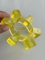 Accouplement polyuréthane hexagone joint tampon entretoise rondelle pompe à eau ensemble roue joint dossier roue bloc élastique rondelle de choc