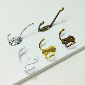 Crochet en alliage d'aluminium doré à double usage et poignée à trou ouvert pour armoires de cuisine armoires tiroirs d'hôtel poignées en zinc - Product Image 2