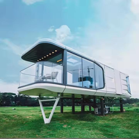 Modulaire Double Chambre Insonorisée Sommeil Future Capsules Économique Espace Capsule Maison pour Hôtel Design Chinois