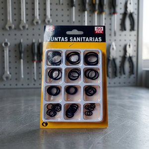 Kit di O-Ring in Silicone Erpsl da 50 Pezzi, 12 Vassoi di Guarnizioni Igieniche per Impianti Idraulici - Product Image 3