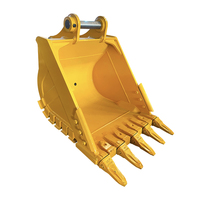 Bucket Tugas Berat yang Diperkuat untuk PC160/CAT316 0.65cbm dengan Struktur yang Diperkuat/Tahan Aus/Tugas Sedang/Operasi Tambang