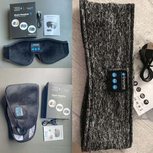 Auriculares 2026 más recientes con antifaz 3D lavable para dormir, auriculares inalámbricos Bluetooth 5.3 para música, máscara ocular. - Product Image 3