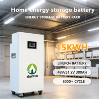 Batterie de stockage d'énergie domestique solaire Lifepo4 empilable 5KWH 10KWH 15KWH 51.2V 314AH avec 6000 cycles et garantie de 10 ans