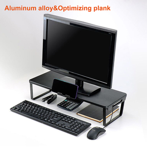 Soporte de <span class=keywords><strong>Monitor</strong></span> <span class=keywords><strong>Vertical</strong></span> de aluminio para ordenador portátil, con soporte extraíble para teléfono - Product Image 4