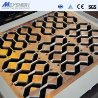 Moules personnalisés MEYSHER pour la fabrication de blocs de béton, pavés creux, dalles autobloquantes et bordures.