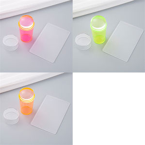 Tamax NAP010 Gabarit de Stamping en Acier Inoxydable <span class=keywords><strong>pour</strong></span> Manucure, <span class=keywords><strong>Pochoir</strong></span> à <span class=keywords><strong>Vernis</strong></span> à Ongles avec Racloir de Sceau - Product Image 5