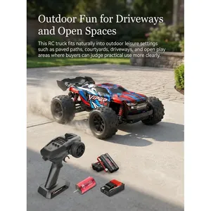 Camioneta RC N518, Camioneta Todoterreno sin Escobillas, Auto RC de Carreras 4WD, Escala 1/8, 100 km/h+, RTR, Auto de Alta Velocidad, Vehículo Monstruo, Regalo de Navidad - Product Image 2