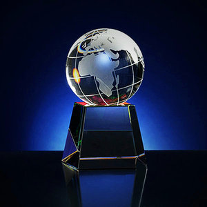 Trofeo de Cristal para Conferencias Industriales con Diseño Vertical - Product Image 2