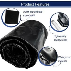 Tapis <span class=keywords><strong>de</strong></span> sol <span class=keywords><strong>de</strong></span> garage 7'9" x 18' en PVC robuste avec raclette <span class=keywords><strong>de</strong></span> sol - Product Image 3
