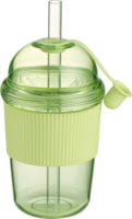 Bouteille d'eau Tritan sans BPA de 10,8 oz avec logo personnalisé, bouteille d'eau en plastique Tritan de 430 ml avec couvercle à vis, bouteille de boisson de motivation OEM