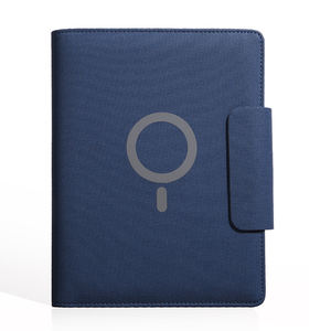 Cahier multifonctionnel A5 de haute qualité en cuir personnalisé Mobile Power Bank Chargement rapide sans fil Caractéristiques Promotions disponibles - Product Image 3