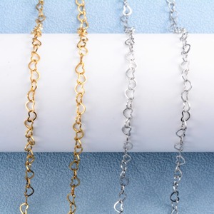 Collier ras du cou chic fait main en acier inoxydable avec chaîne à maillons en forme de cœur ajouré pour femmes et hommes, accessoires de fabrication de bijoux - Product Image 2