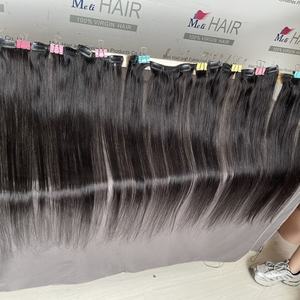คลิปต่อผมแบบขายส่ง ผมเวอร์จินอินเดียแท้ 100%  จัดเรียงเกล็ดผม  แบบเรมี่  ผมตรงสลวย  โปร่งใส  ความหนาแน่น 180% - Product Image 6
