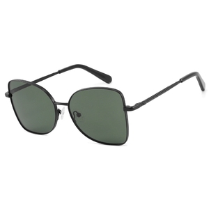 Lunettes de soleil œil de chat, monture dorée, verres marron, protection UV 100%, protection solaire pour femmes adultes - Product Image 5