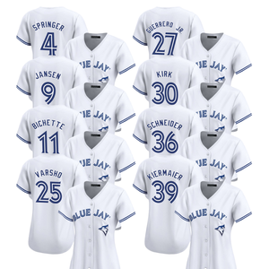 2026 # Maglia da baseball cucita a 27 punti Toronto Blue Jays Maglia da baseball da uomo con nome e numero stampati personalizzati, uniforme sportiva - Product Image 2