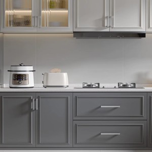 Tiradores de perfil ocultos de aleación de aluminio con acabado de níquel cepillado para muebles, herrajes para gabinetes y armarios - Product Image 5