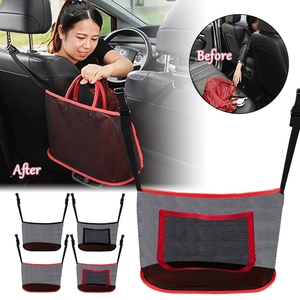 Avanzado coche neto bolsillo bolso organizador asiento del lado de almacenamiento de malla bolsa de red - Product Image 1