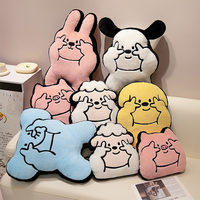 Oreiller en peluche personnalisé en forme d'animaux d'anime, fabrication de jouets en peluche, coton PP, jouets en peluche de 8 pouces, jouets en peluche de Noël pour machine à griffes