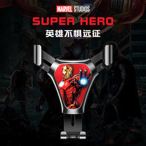 Soporte Universal para Teléfono Móvil con Sensor de Gravedad para Rejilla de Ventilación de Coche, Diseño Iron Man - Product Image 3