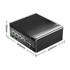 <span class=keywords><strong>Mini</strong></span> PC Industrial sin Ventilador Intel N100/N150 Barebone Quad I226 LAN PCB de 10 Capas 4 COM HD DP DDR4 M.2 SSD USB WIFI/4G GPIO - Product Image 3