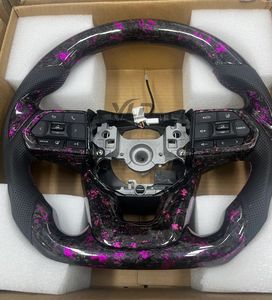 Volante de Coche Personalizado en Fibra de Carbono Negra y Cuero para Toyota Land Cruiser Lc300 <span class=keywords><strong>GR</strong></span> <span class=keywords><strong>Sport</strong></span> 2013-2024, Accesorios para Coche - Product Image 4