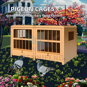 Dış mekan kullanımı için plastik tepsi ile çevre dostu beyaz plastik güvercin kafesleri yetiştiriciliği eşleştirilmiş <span class=keywords><strong>Homing</strong></span> güvercinler - Product Image 2