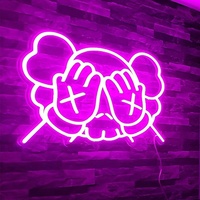 Panneau lumineux néon en acrylique avec logo, décoration anime, néon personnalisé, fournitures pour fêtes, enseignes néon LED