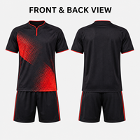 Ensemble maillot et short de football personnalisé pour jeunes, kit athlétique imprimé par sublimation pour garçons, tenue de compétition de football en plein air