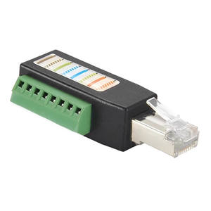 Адаптер RJ45: Разъем RJ45 (штекер) на 8-контактный винтовой клеммный блок без пайки для сборщика данных Campbell - Product Image 5