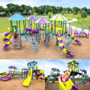 Unidad de Juego Multifuncional con Tobogán para Plazas Municipales, Parques Comunitarios y Resorts Familiares, Tobogán <span class=keywords><strong>Infantil</strong></span> para Exteriores - Product Image 5