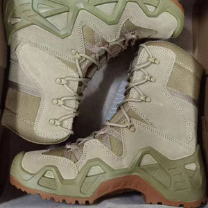 נעליים מותאמות אישית נעלי ספורט חיצוני עמיד למים מדברי טיולים בוט מגפונים שחורים לגברים - Product Image 5