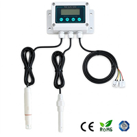 Capteur de qualité de l'eau 5 en 1, PH, EC, TDS, salinité, température, matériau PTFE, RS485 Modbus pour la surveillance de l'aquaculture