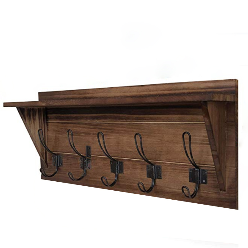 2020 креативная вешалка для пальто, металлический крючок, деревянная вешалка для пальто, стойка