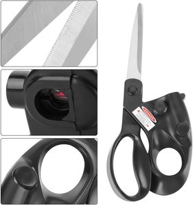 レーザーガイド付き縫製はさみDIY赤外線ポジショニングレーザーはさみステンレス鋼針仕事縫製せん断 - Product Image 6