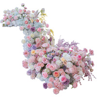 Fleur artificielle en soie rose fantaisie très populaire, effet cascade, pour décoration florale, photographie, hôtels et restaurants, style célébrité internet, longue.