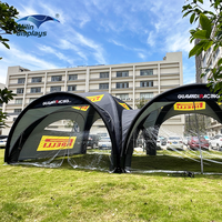 Bâche de voiture personnalisée de marque tente pneumatique tente dôme gonflable d'extérieur tente publicitaire Gazebo tente événementielle avec fenêtre en PVC
