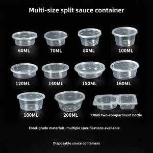 Boîte à sauce jetable en matériau anti-graisse pour la mayonnaise, la <span class=keywords><strong>moutarde</strong></span> et divers condiments - Product Image 2