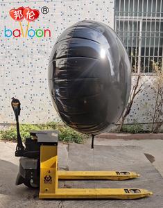 بالون هيليوم مخصص عالي الحاجز كبير الحجم أسود 78 بوصة 2 متر مصنوع من البولي أميد والبولي إيثيلين مصفح للارتفاعات العالية ثابت الارتفاع بالون للطقس - Product Image 5