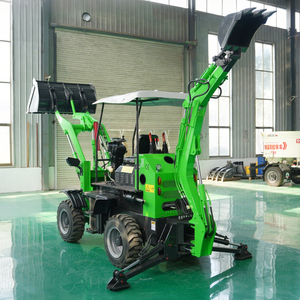Chargeuse-pelleteuse compacte multifonctionnelle à levage hydraulique, chargeuse-pelleteuse agricole diesel à 4 roues motrices, chargeuse-pelleteuse puissante - Product Image 6