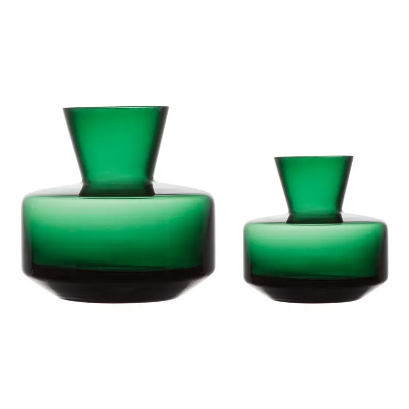 Tous les vases de remplissage de vase en cristal acrylique diamant vert perles vases de bonbons pour pièce centrale de mariage