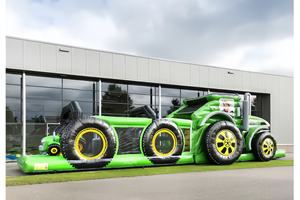 Castillo Inflable Gigante Personalizable con Obstáculos de Tractor, Casa de Brinco Conectable para Niños y Adultos, Juegos Interactivos - Product Image 5