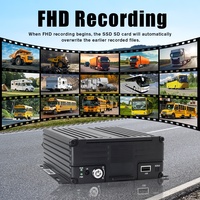Sistema de Monitoreo de Seguridad Vehicular 4G MDVR de 5 Canales, Grabador DVR, Cámara de Reversa para Camiones, Sistema ADAS BSD, Monitor IPC