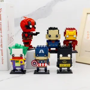 Cartoon Movie Super Hero Iron Boy Building Kits Brick Figures Building Blocks Action Figures Toys