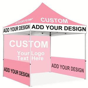 Heavy Duty 600D Oxford Cloth Waterproof Instant Pop <b>Canopy</b> <b>Tent</b> Full Custom Print UV Resistance Fire Tradeshow Giveaways - Product Image 1