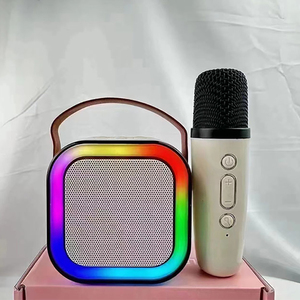 Mini Portable Wireless K12 Karaoke Speaker with Handheld Mic K12 Karaoke Machine Music <strong>Player</strong> Singing <strong>Recorder</strong> KTV Microphone - Product Image 6