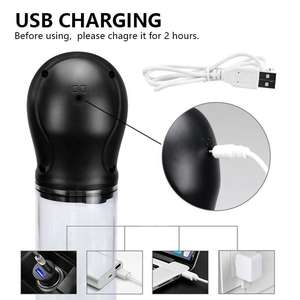 Erkekler İçin Titreşimli USB ABS <span class=keywords><strong>Penis</strong></span> Pompası 2024 Yeni Gelen Şarj Edilebilir Elektrikli Geliştirme Otomatik Hava Vakum Tipi 1 - Product Image 5
