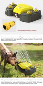 Foot Pedal Automatic Water Feeder Water Dispenser Summer Bath Water Spray Dog <strong>Toy</strong> - Product Image 6