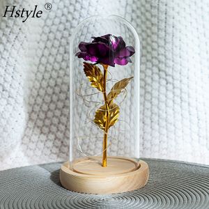 Fiore Incantato con Luce LED in Cupola di Vetro, Regalo <span class=keywords><strong>per</strong></span> Natale, <span class=keywords><strong>San</strong></span> <span class=keywords><strong>Valentino</strong></span>, Festa della Mamma, Compleanno <span class=keywords><strong>per</strong></span> Fidanzata, Moglie, <span class=keywords><strong>Lei</strong></span> SD403 - Product Image 6