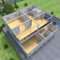 Plan de maison deux étages, maisons préfabriquées, conception de maison en bois