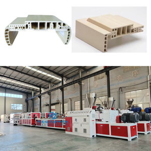 WPC <span class=keywords><strong>PVC</strong></span> <span class=keywords><strong>Profil</strong></span>é Porte Architrave Cadre <span class=keywords><strong>PVC</strong></span> WPC Plafond Panneau Mural En Bois Faisant La Machine - Product Image 1